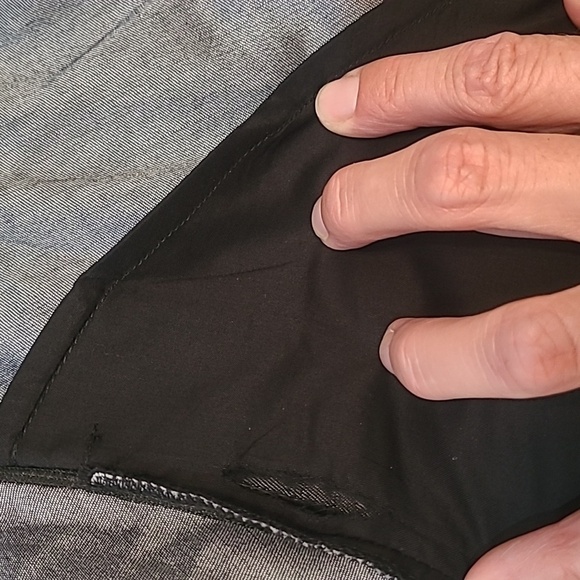 Gap Sleeveless Scoop Neck Black Chambray Fit & Flare Ballet Dress w/pockets Sz 4 - Picture 17 of 17